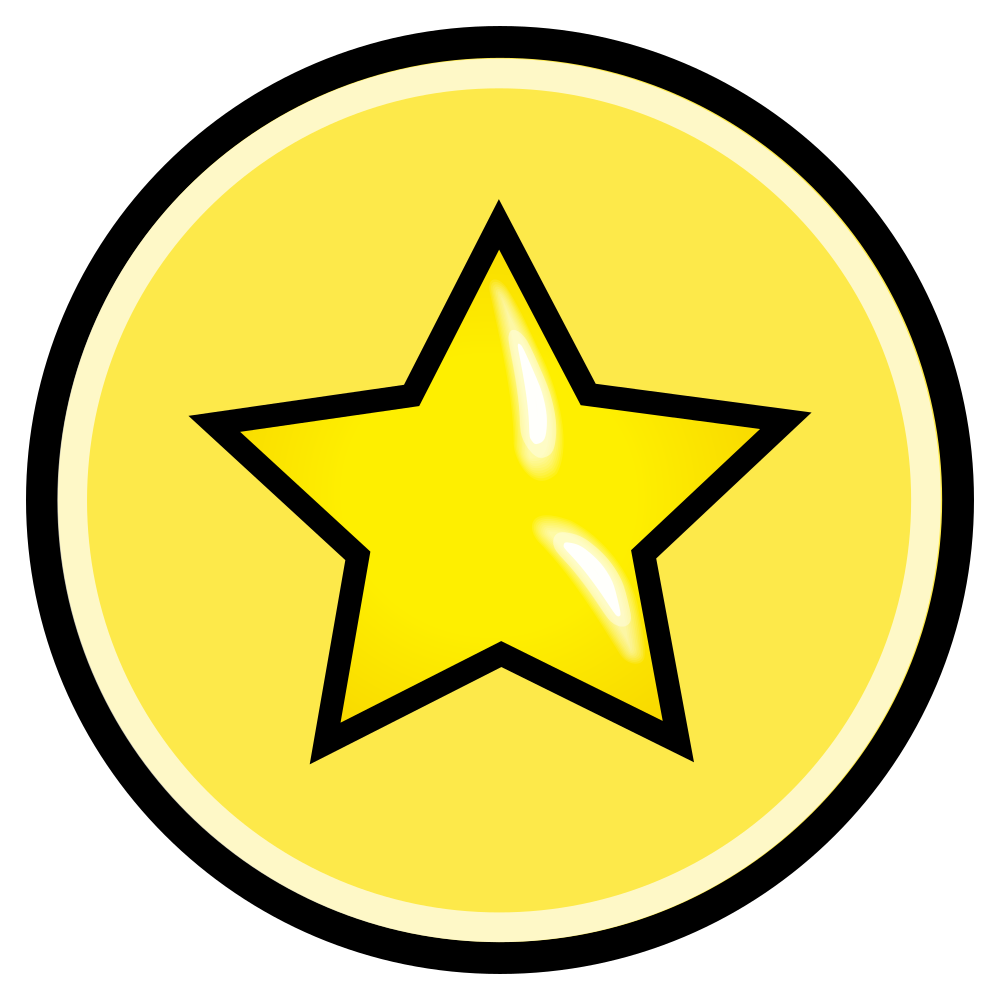 OnlineLabels Clip Art Button Review (Yellow)
